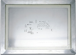 Custom stainless pcb printer soldering smt stencil with frame