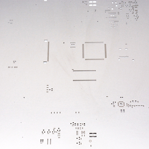 Electronic SMT Stencil Framework 0.12mm Thickness Custom PCB Solder Paste Stencil